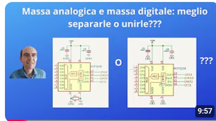 GND (massa) analogica e GND (massa) digitale meglio separarle o unirle?